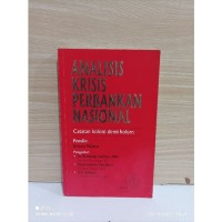 Image of Analisi Krisis Perbankan Nasional