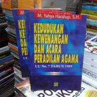Image of Kedudukan Kewenangan Dan Acara Peradilan Agama