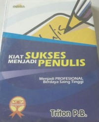 Image of Kiat Sukses Menjadi Penulis