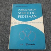 Image of Pokok Pokok Sosiologi Pedesaan