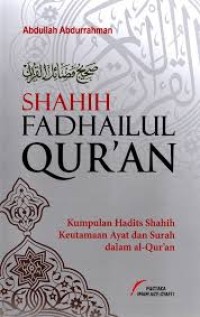 Image of SHAHIH FADHAILUL QUR'AN