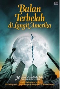 Bulan terbelah di langit Amerika