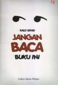 Kalo sensi jangan baca buku ini