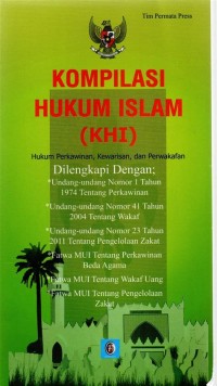 KOMPILASI HUKUM ISLAM ( KHI )