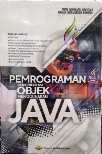 PEMOGRAMAN BERORIENTASI OBJEK MENGGUNAKAN JAVA