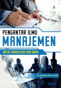 PENGANTAR ILMU MANEJEMEN