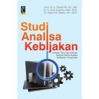 STUDI ANALISA KEBIJAKAN